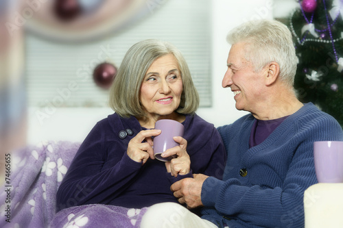 beautiful elderly couple