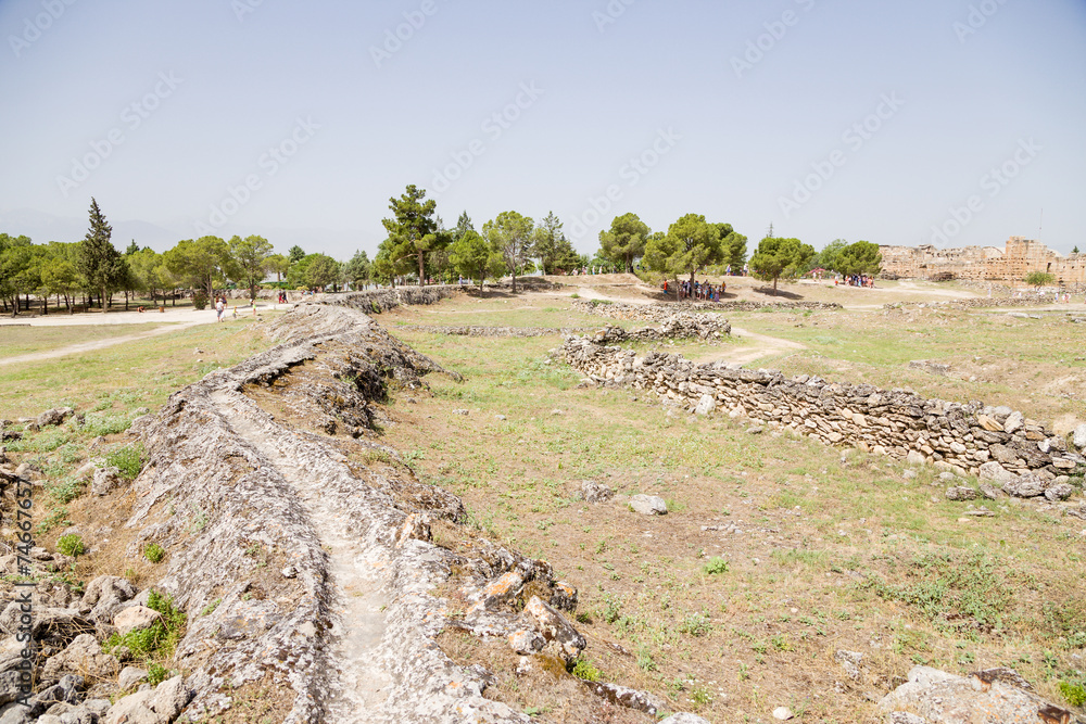 Hierapolis. Ruins of ancient water system 