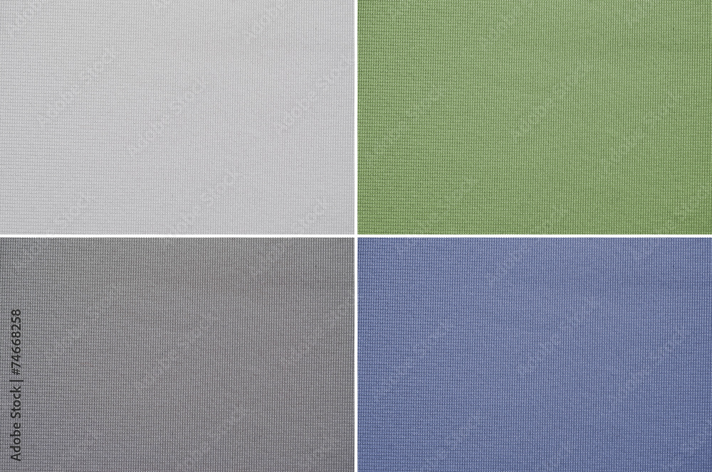Fototapeta premium Set fabric texture background
