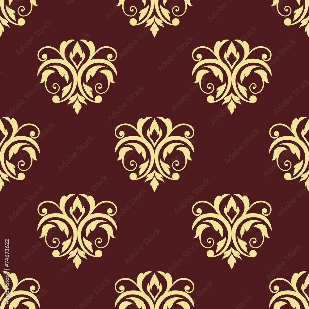 Floral victorian seamless pattern Floral victorian seamless pattern