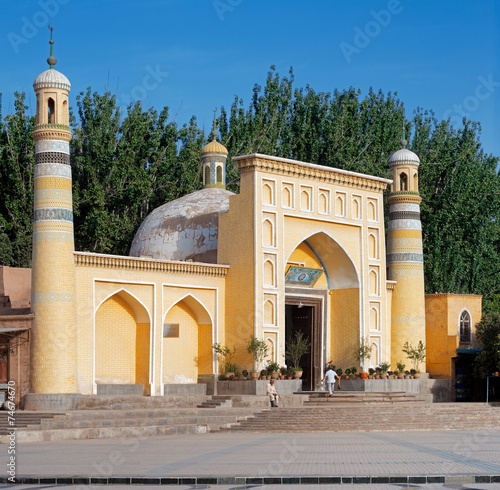 Id Kah Mosque, Kashgar, Xinjiang privince, China photo