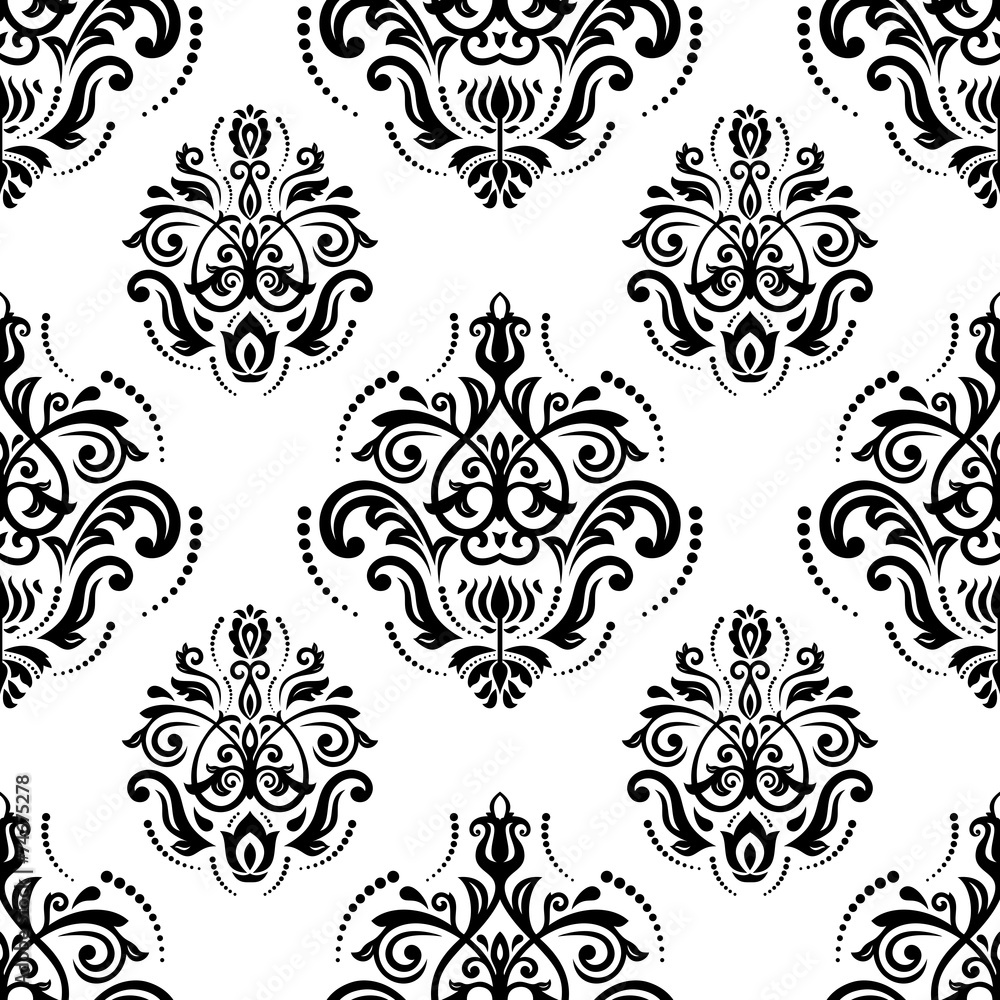 Orient Seamless Vector Pattern. Abstract Background Orient Seamless Vector Pattern. Abstract Background