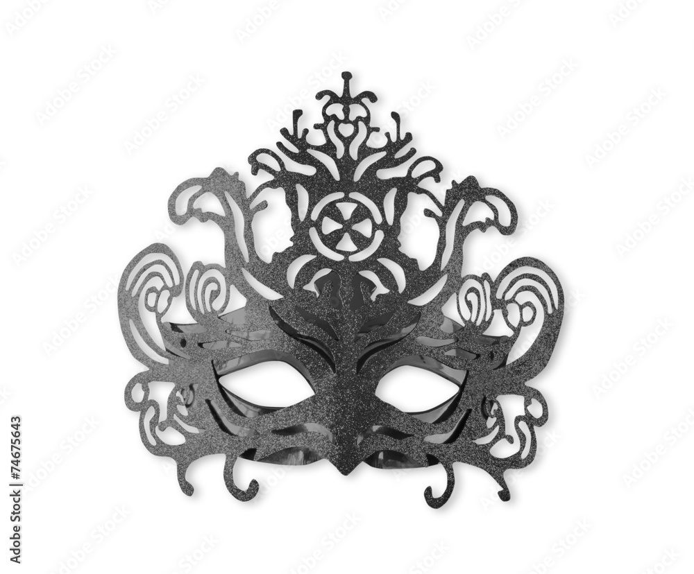 Fototapeta premium filigree Venetian carnival mask isolated