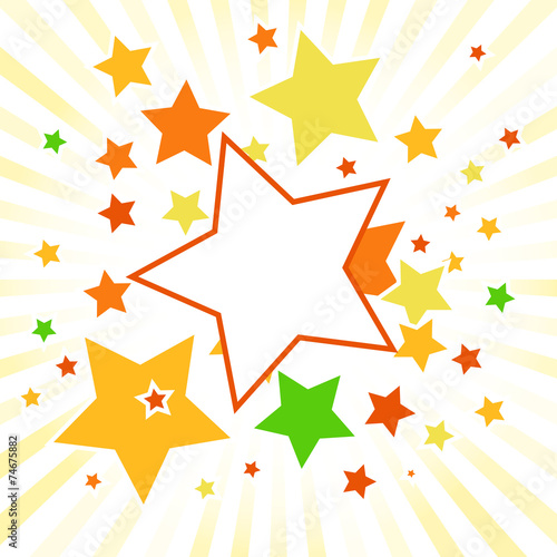 Abstract background with stars