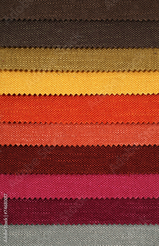 Textile materials variety shades of colors