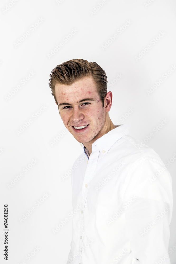 smart looking teenage boy in white shirt smart looking teenage boy in white shirt