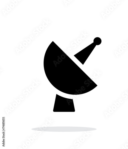 Antenna icon on white background.