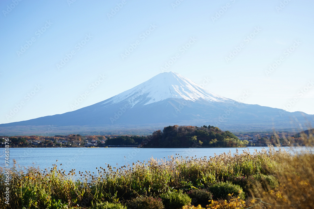 The beautiful mount Fuji in Japan