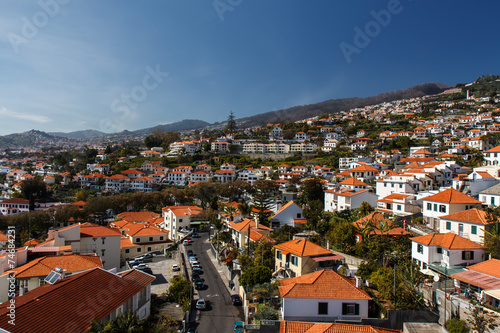 View of the city. Funchal, Madeira island, Portugal