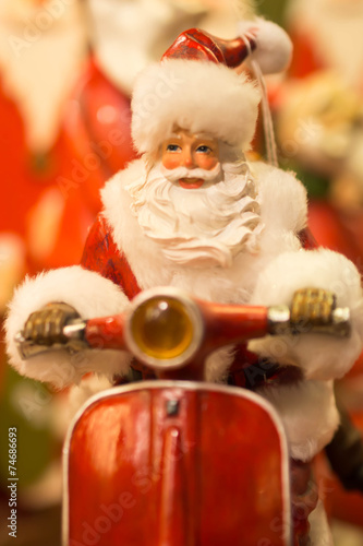 Frankfurt Christmas Market Santa Klaus