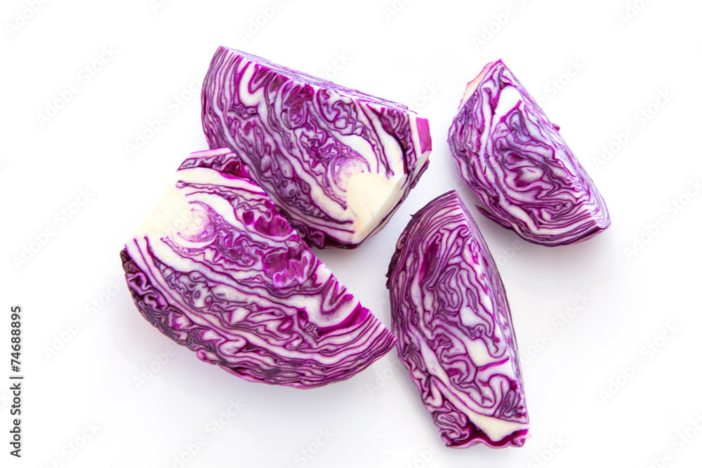 Rotkohl geschnitten Rotkohl geschnitten
