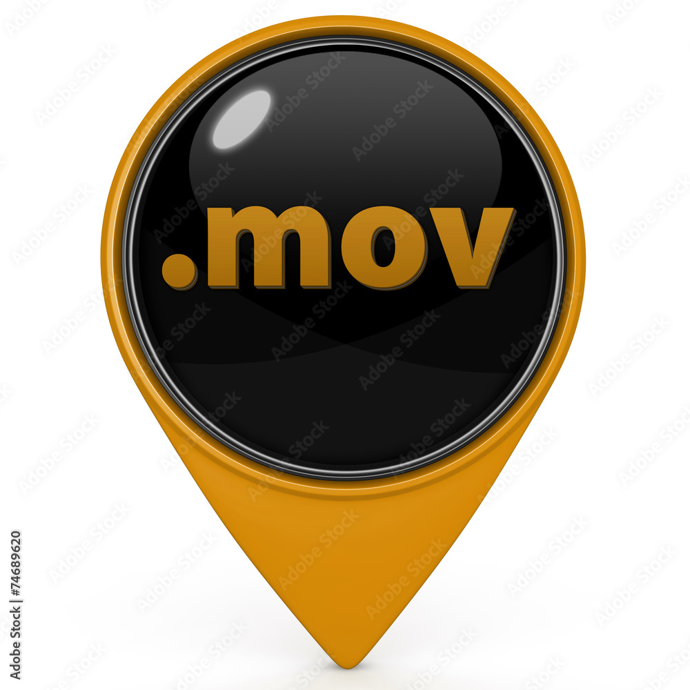 .mov pointer icon on white background .mov pointer icon on white background