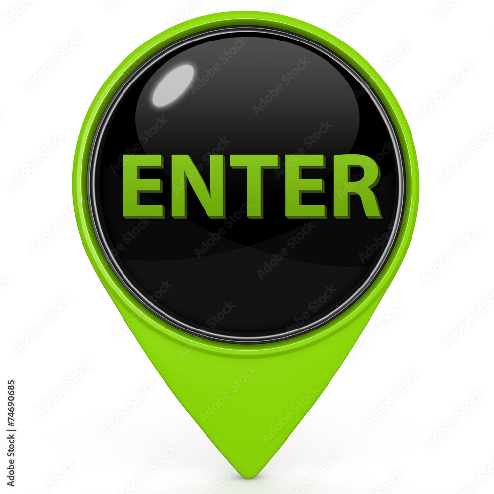 enter pointer icon on white background enter pointer icon on white background