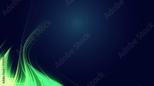 fluorescent green light lines background