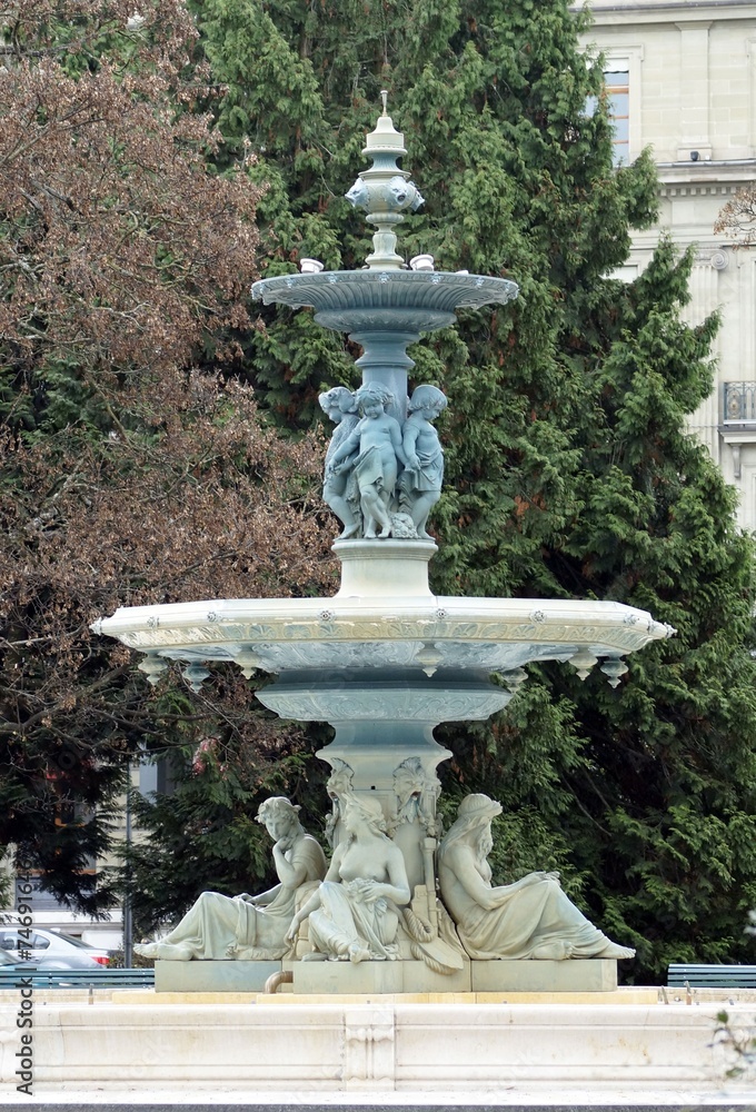 Fontaine à Genève
