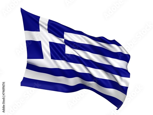 flag of Greece photo