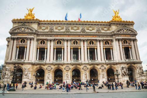The Palais Garnier (National Opera House) in Paris, France
