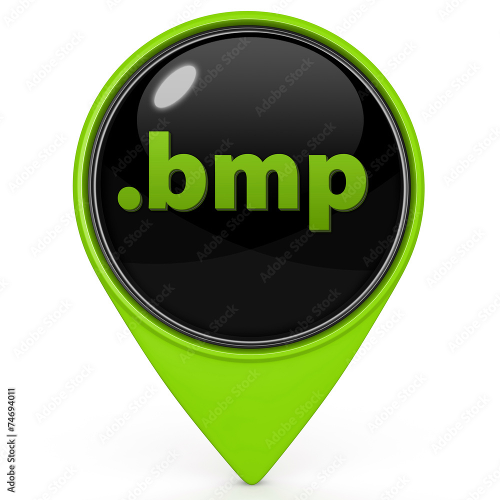 .bmp pointer icon on white background .bmp pointer icon on white background