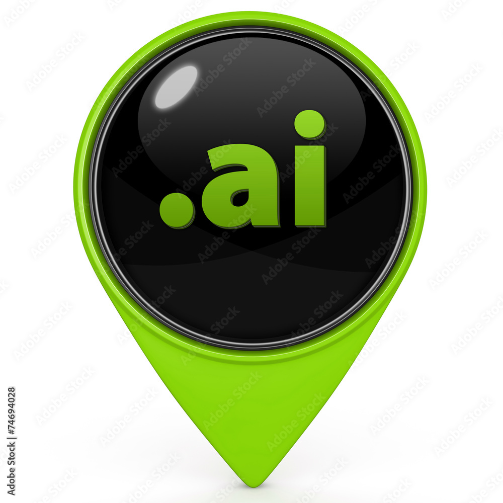 .ai pointer icon on white background .ai pointer icon on white background