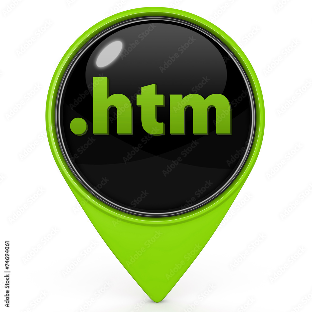 .htm pointer icon on white background .htm pointer icon on white background