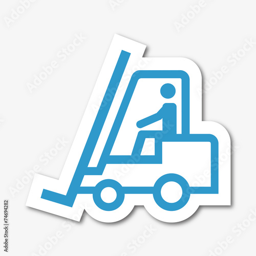 Logo chariot élévateur.
