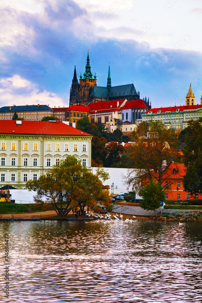 Overview of old Prague