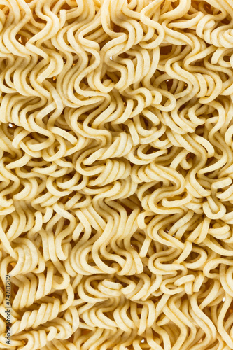 Dry instant noodles background