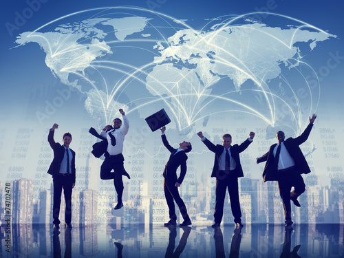 Bild auf Leinwand Business People Collaboration Team Teamwork Professional Concept