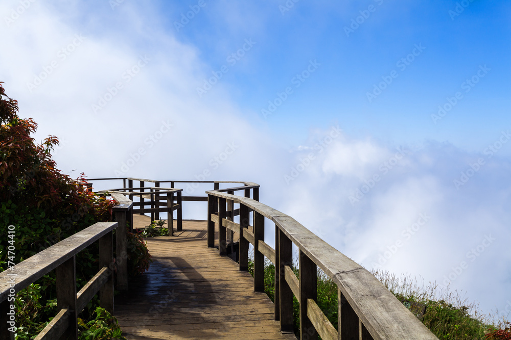 Beautiful scene of Kew Mae Pan,Doi Inthanon,Thailand Beautiful scene of Kew Mae Pan,Doi Inthanon,Thailand