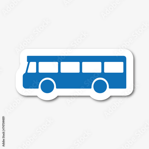 Logo bus, car, autocar.