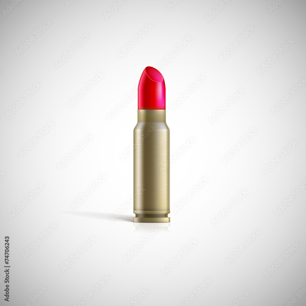 Lipstick bullet. Lipstick bullet.