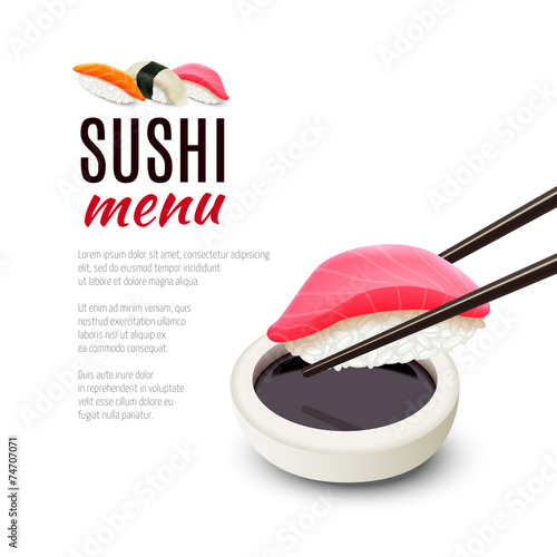 Sushi Menu Background