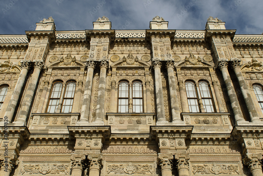 Fototapeta premium the facade of the building
