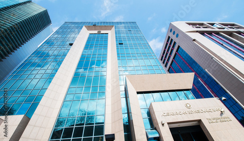 Baku - MARCH 1  2014  International Bank of Azerbaijan office on