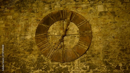 old clock in zagreb