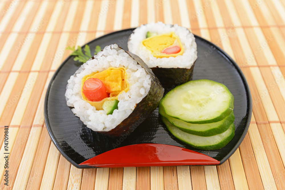 美味しそうな巻き寿司 美味しそうな巻き寿司