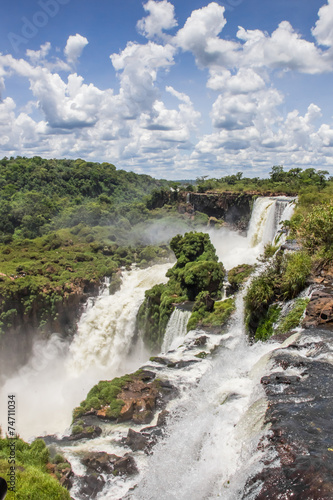 Many waterfalls at Iguazu National Park