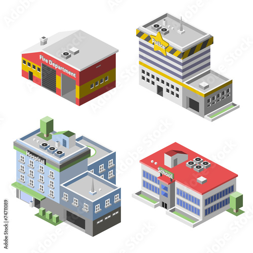 Government Buildings Set