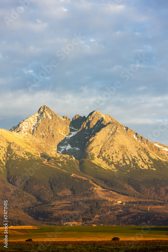 surroundings of Lomnicky Peak  Vysoke Tatry  High Tatras   Slova