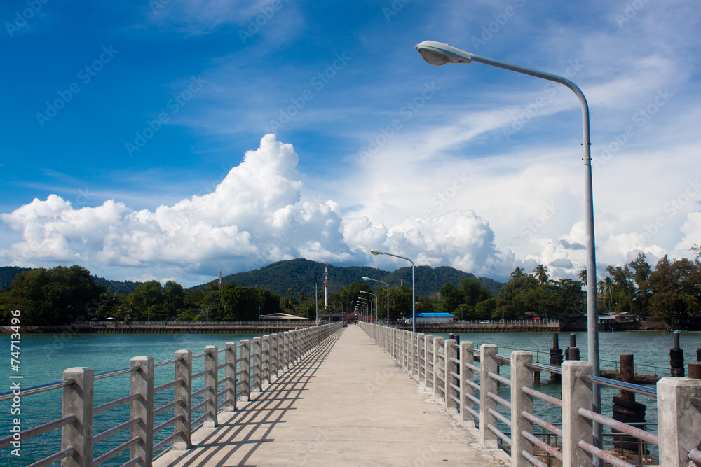 A pier on Phuket island, Thailand