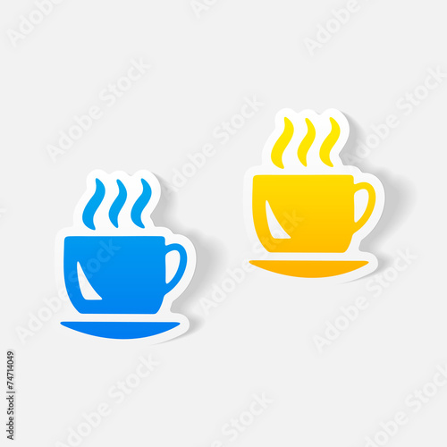 realistic design element: coffee