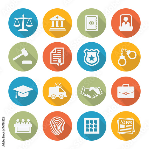 Law icons