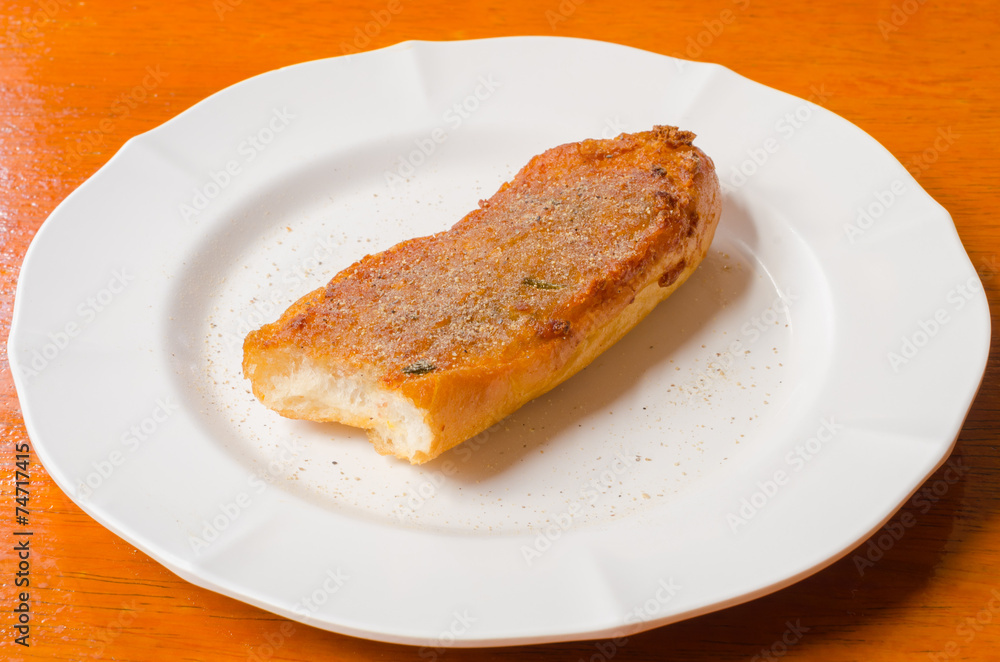 Minced pork toast Minced pork toast