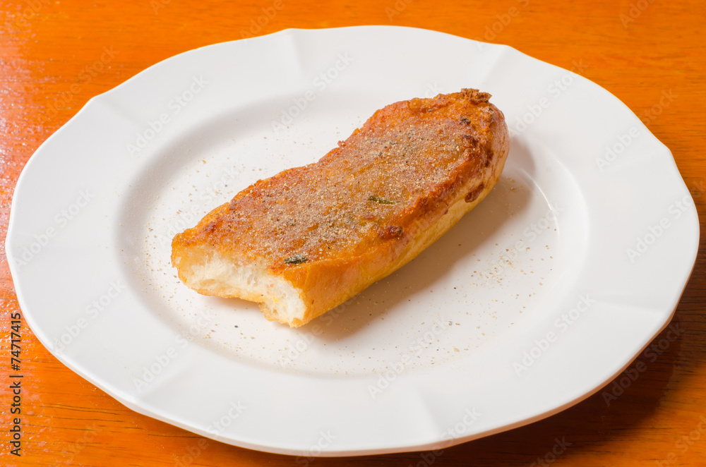 Minced pork toast