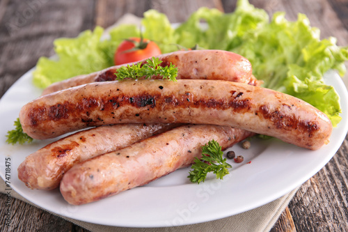 grilled sausage