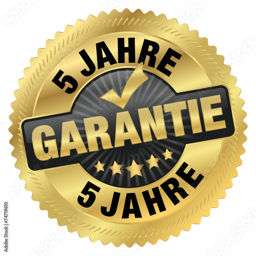 Garantie 5 Jahre