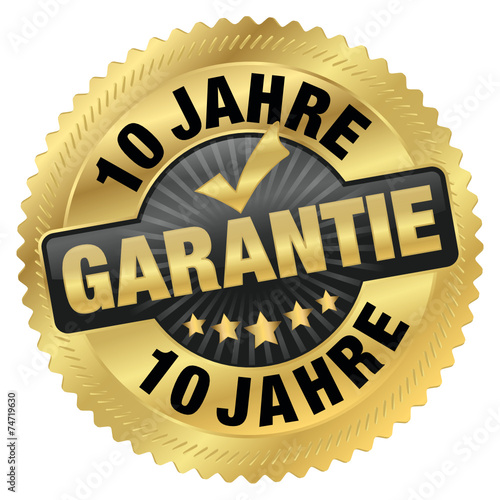 Garantie 10 Jahre