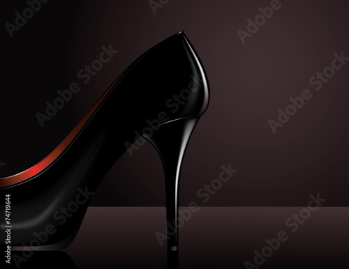 Black heel photo