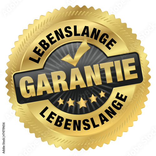 Lebenslange Garantie