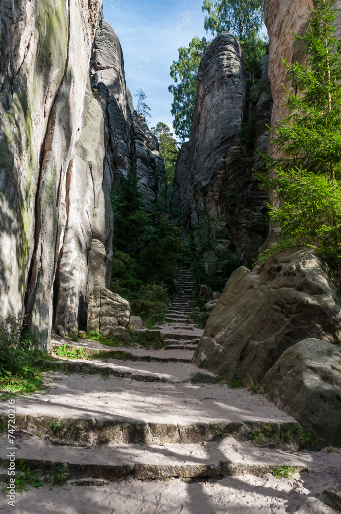 Prachov Rocks trail